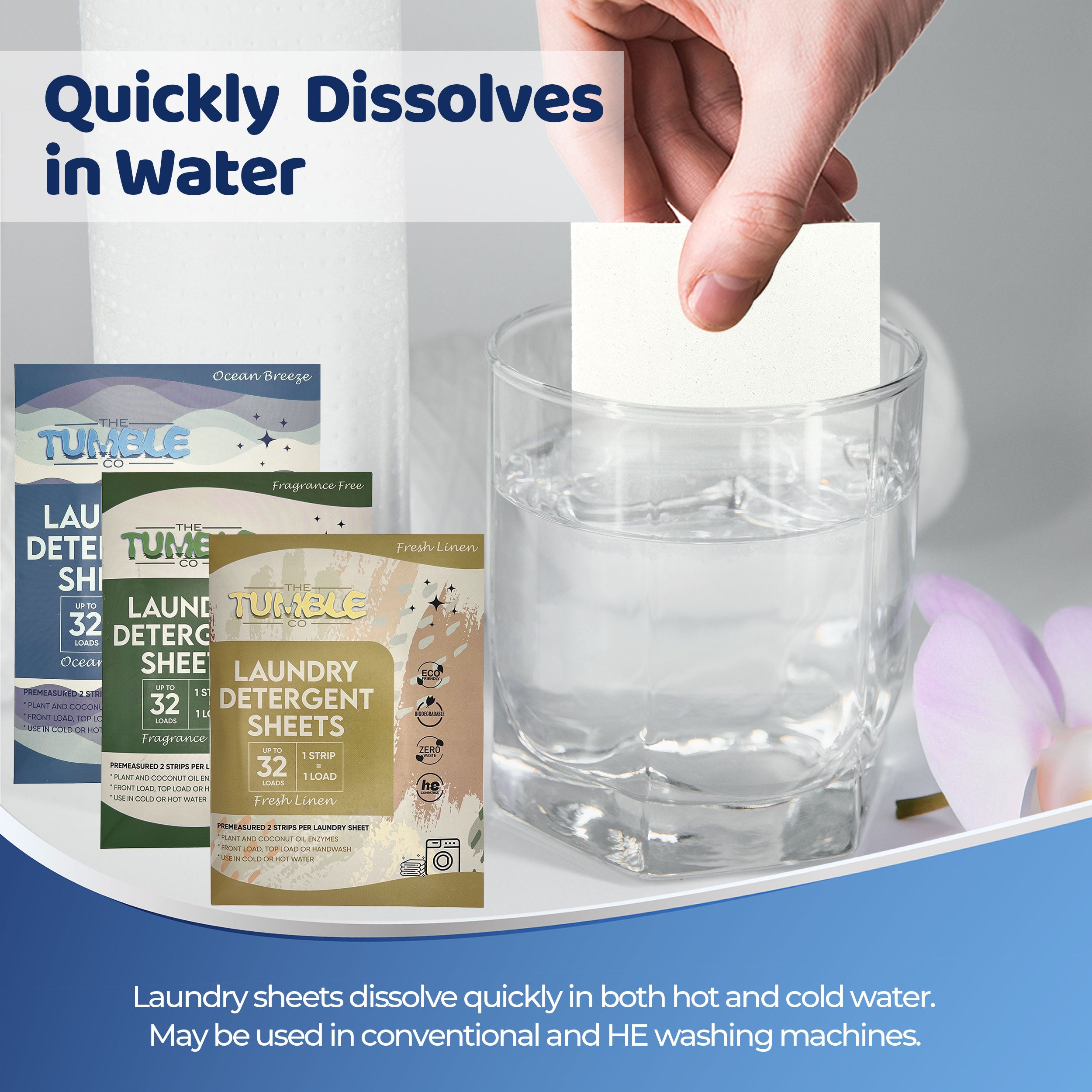 The Tumble Co. Laundry Detergent Sheets (32 Loads)