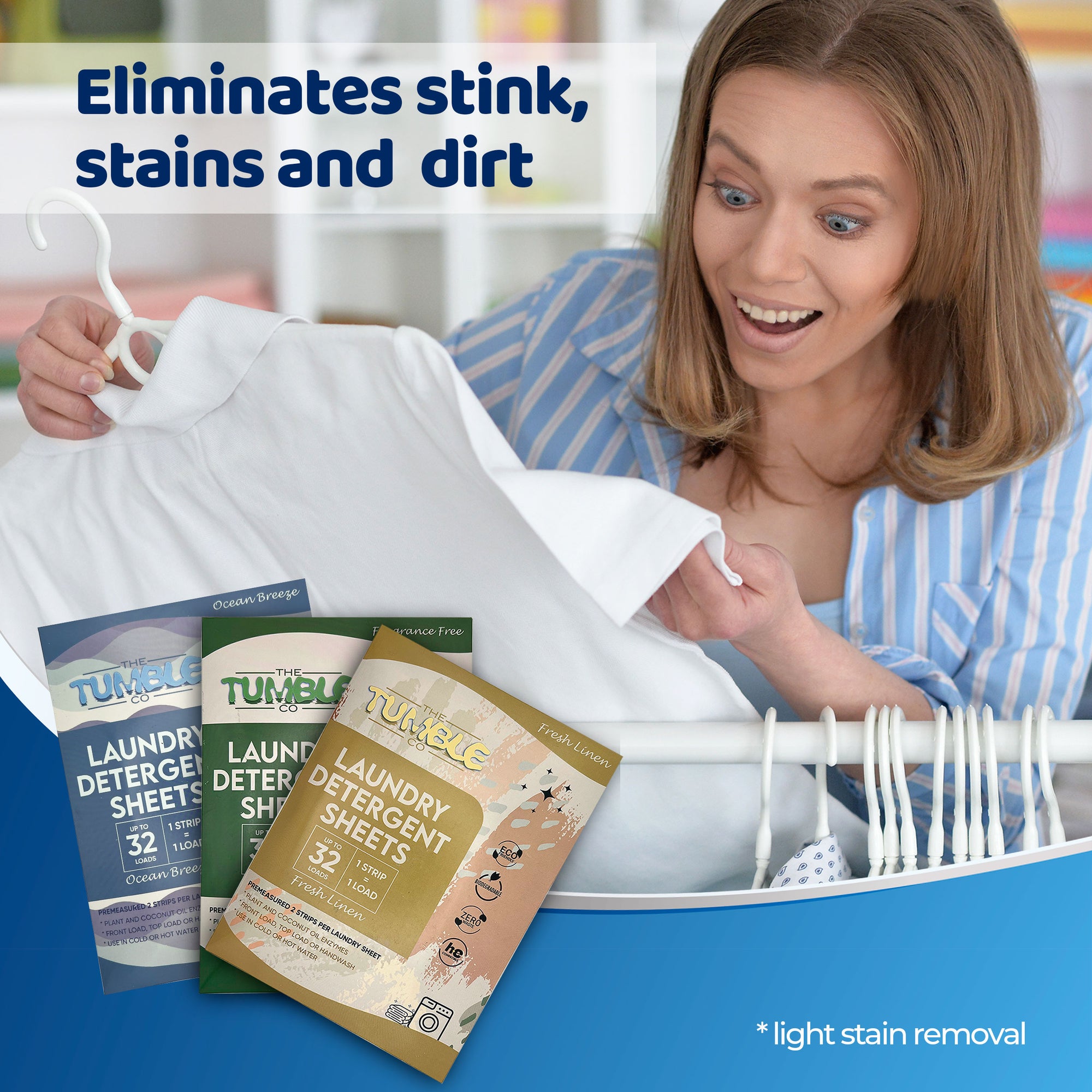 The Tumble Co. Laundry Detergent Sheets (32 Loads)