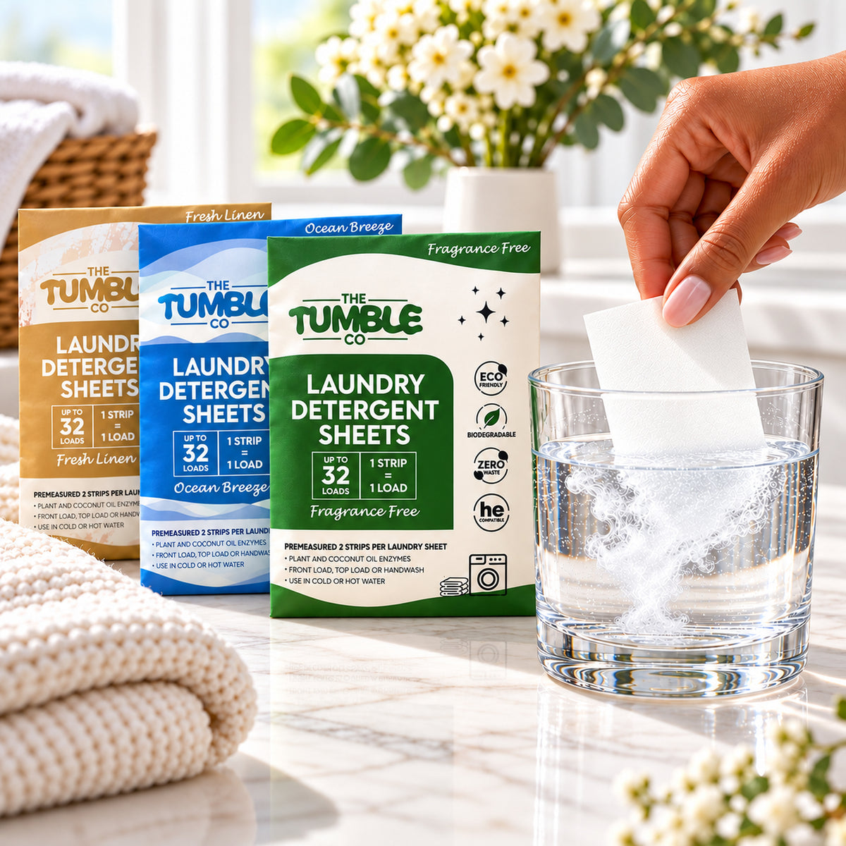 The Tumble Co. Laundry Detergent Sheets (32 Loads)